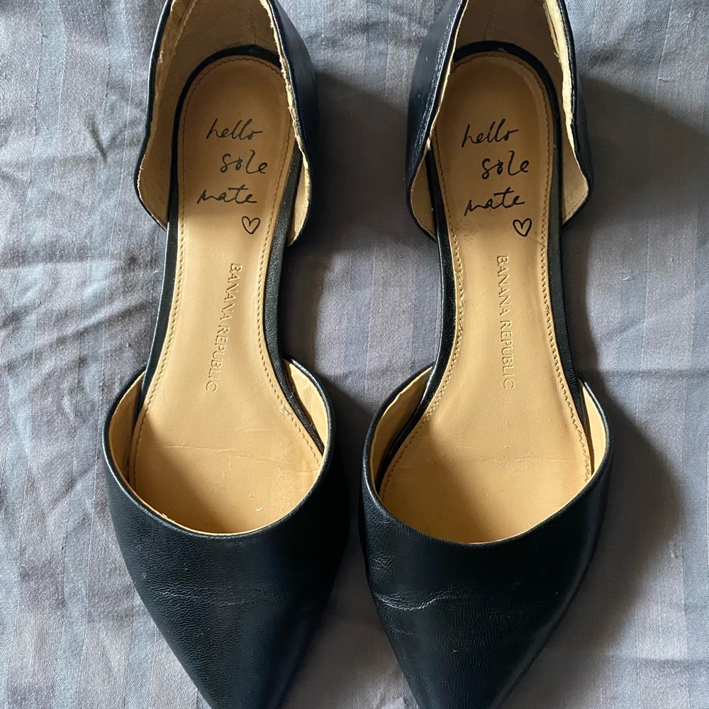 Banana Republic Hello Sole Mate black pointed flats